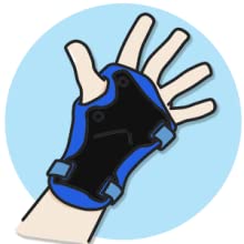 画像をギャラリービューアに読み込む, FOR KIDS! シリーズ　保護ギア膝パッドと肘パッド 6点セット
